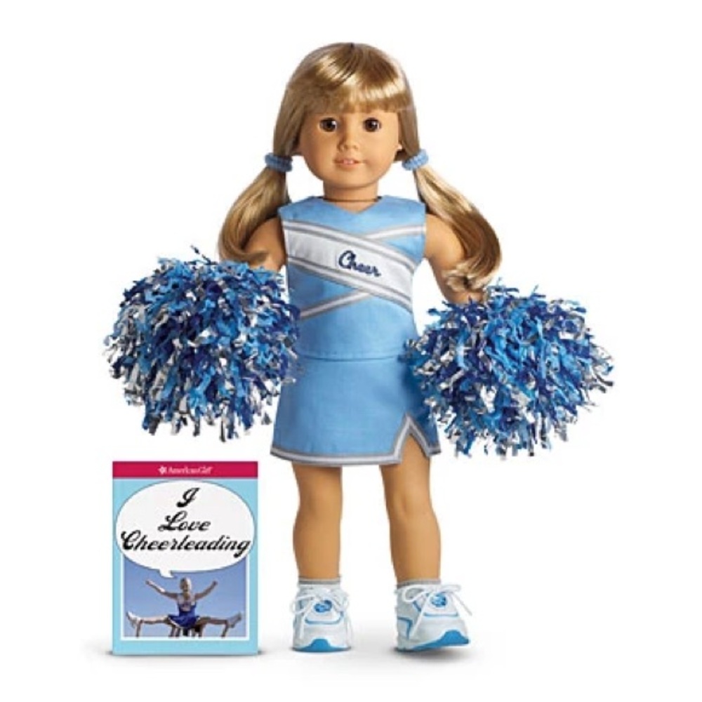 🌿LAST CHANCE🌿 American Girl Go Team! Cheer Gear Outfit with Pom Poms